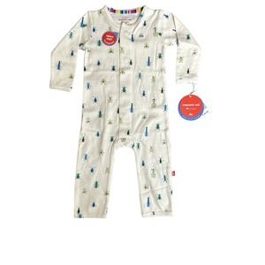 NWT MAGNETIC ME - Just Wing It Bugs Organic Cotton Magnetic Coverall Sz. 6-9M